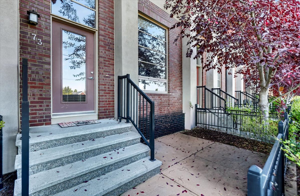 Front entrance of 73 Aspen Hills Terrace SW