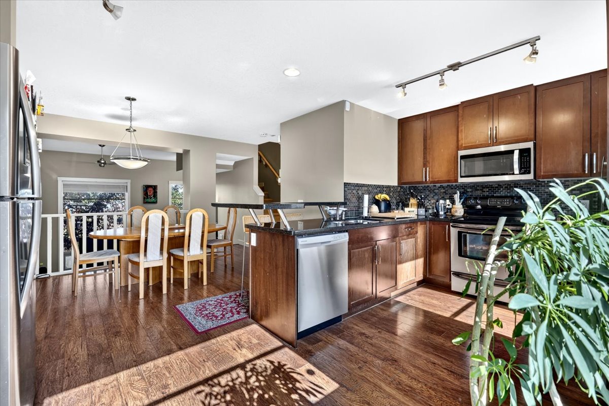 Kitchen and dining area