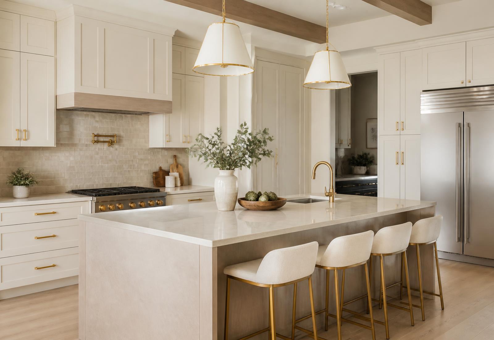 Kitchen with island seating